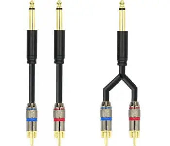 1/4" Jack to RCA cables